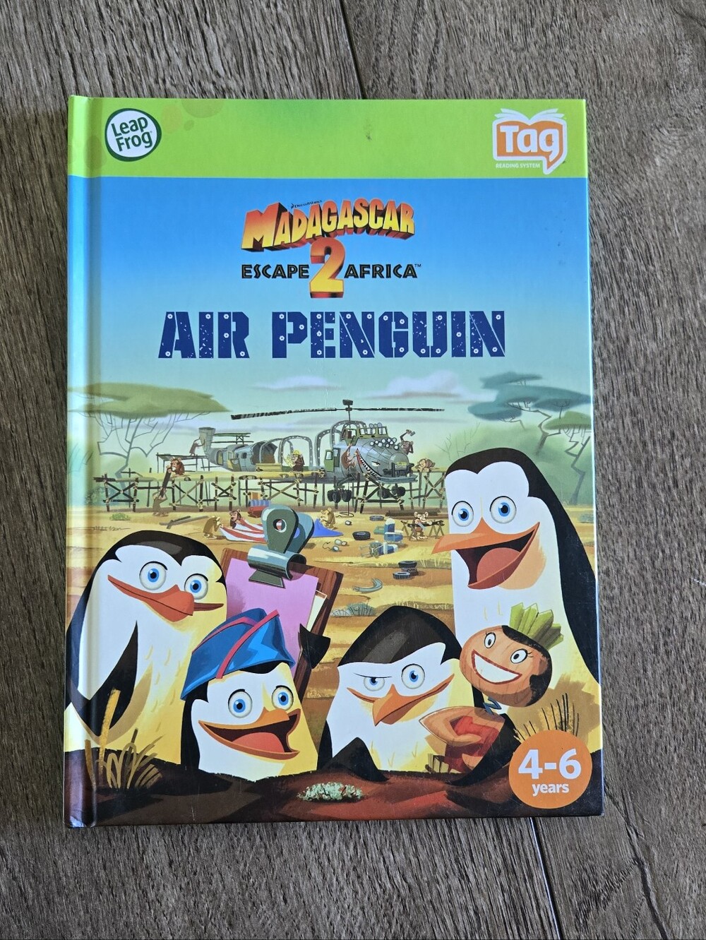 LeapFrog TAG Madagascar 2 Air Penguin Interactive Book